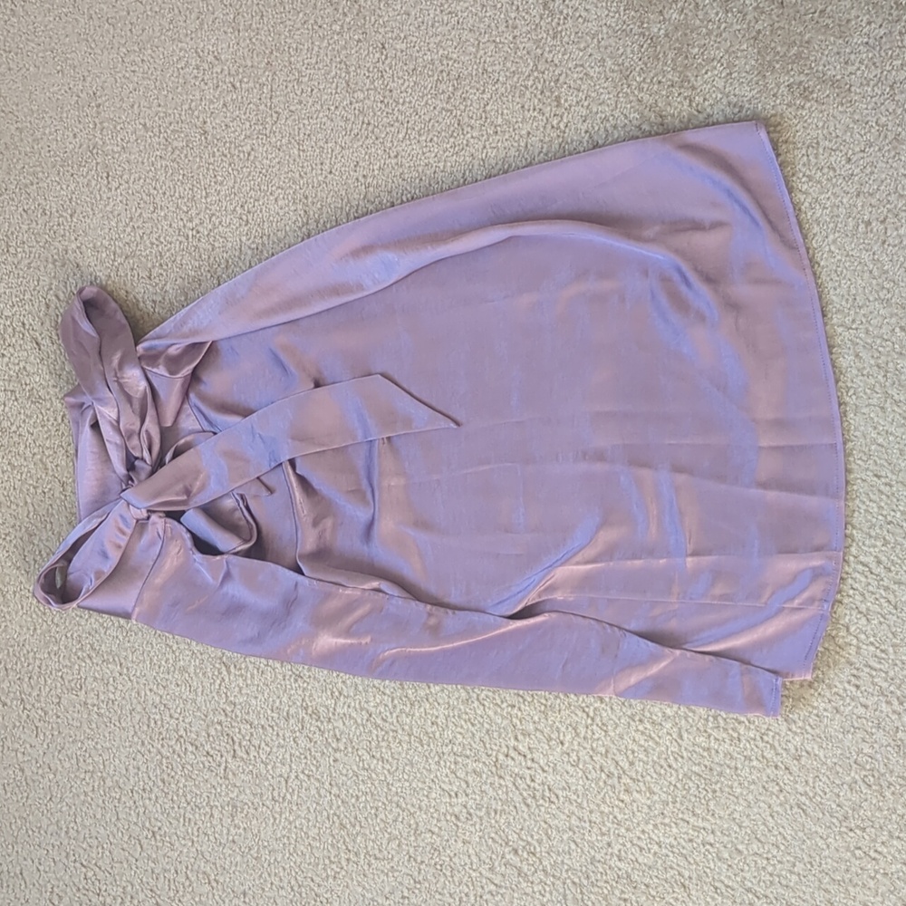 Wildfang Empower Satin Wrap Skirt